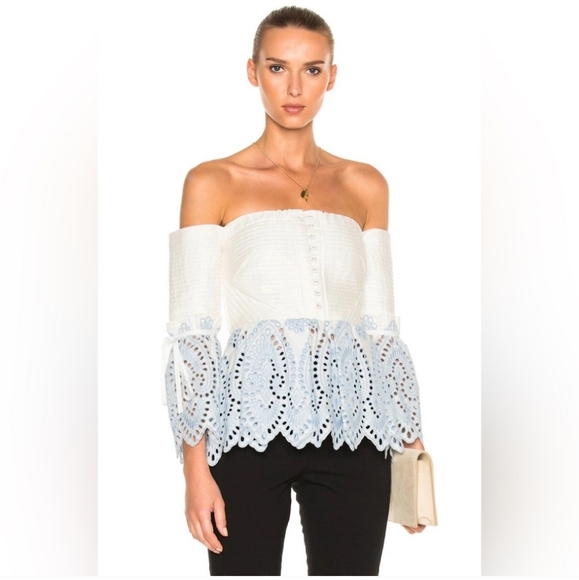 Lace Self-Portrait top - Picture 9 of 12